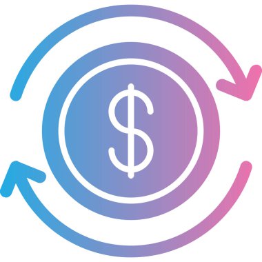 dolar simgesivektör illüstrasyon