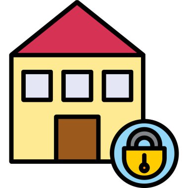 Ev simgesini ana hatlarıyla kilitle