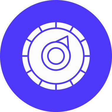 CD mi? Web simgesi basit illüstrasyon