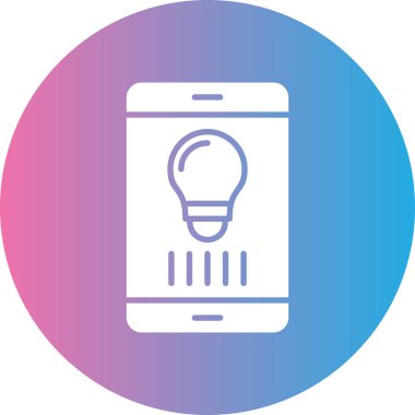 ampul simgesi vektör illüstrasyonu