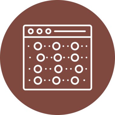 seo modern simgesinin vektör illüstrasyonu