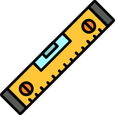 cetvel simgesi çizimi