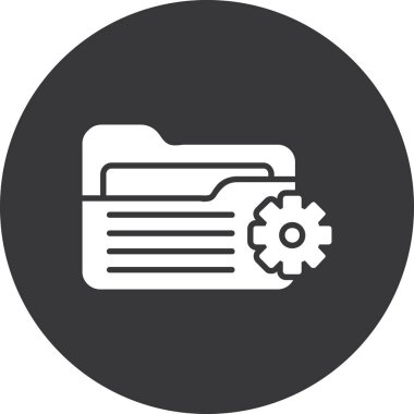 belge simgesi vektörü, vektör illüstrasyonu