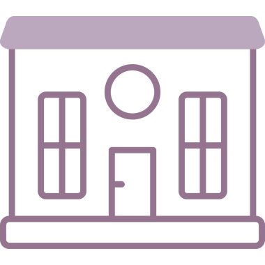 Ev. Web simgesi basit tasarım