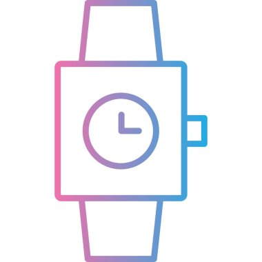 watch simge vektör çizim