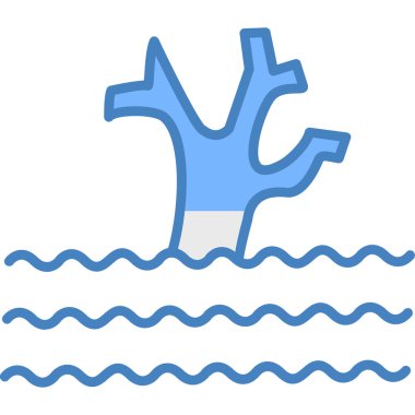 water splash icon vector illustration