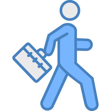 tam taslak biçiminde simge çalıştıran kişi