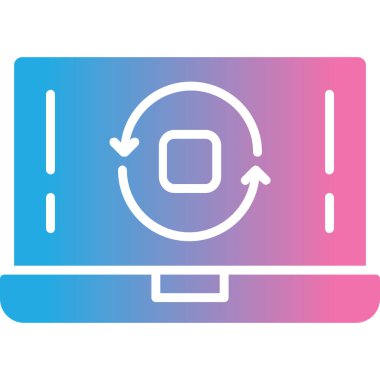 seo modern simgesinin vektör illüstrasyonu