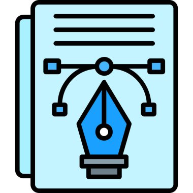 Belge. Web simgesi basit tasarım