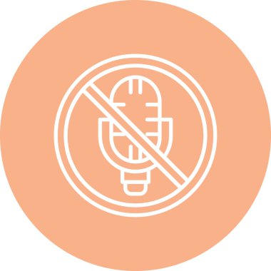 Dumanlı ikon vektör illüstrasyonu yok