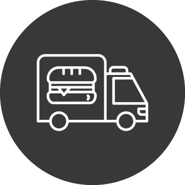 bus simgesi vektör illüstrasyonu