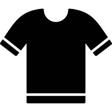 shirt simgesi vektör illüstrasyonu