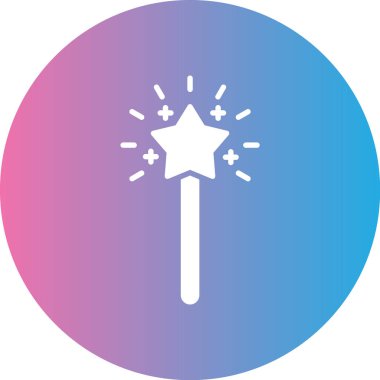 Sihirli ikonun vektör illüstrasyonu