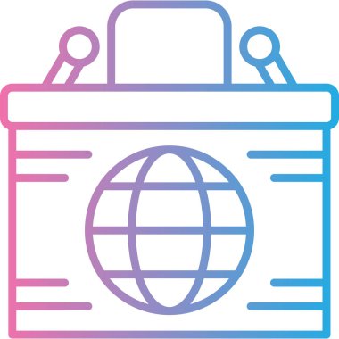 Kamera simgesi. Basit resimleme