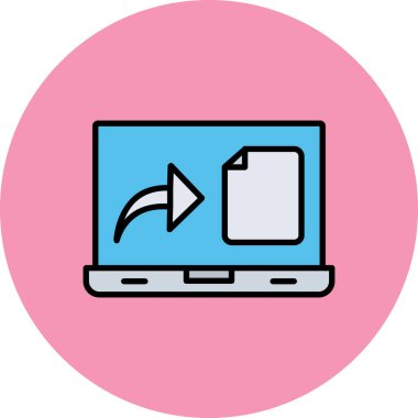 bilgisayar simgesi vektör illüstrasyonu