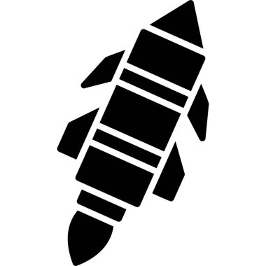 Bir roketin vektör çizimi