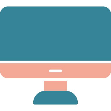 bilgisayar izleyici vektör simgesi