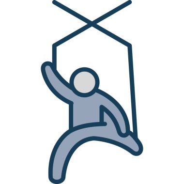 Salla. Web simgesi basit illüstrasyon