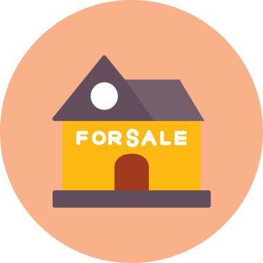 Ev. Web simgesi basit illüstrasyon