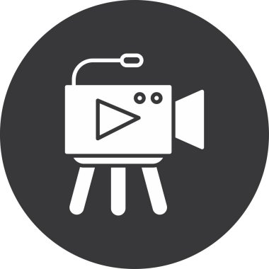 video simgesi. Basit resimleme