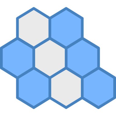 bal peteği ikonu vektör illüstrasyonu