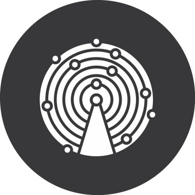 Yuvarlak dairesel testere vektör resmetme