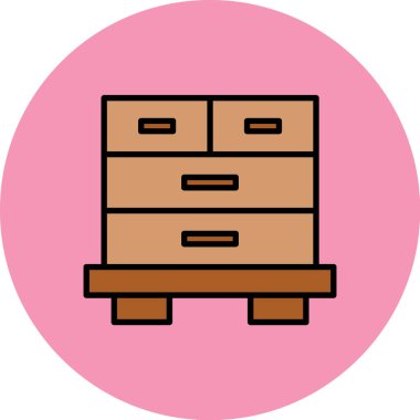 Seo simgesinin vektör illüstrasyonu