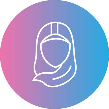 Başörtüsü takan güzel bir kadın