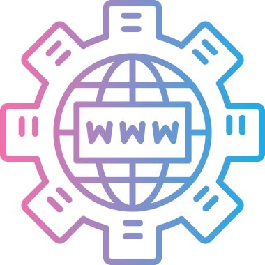 Tarayıcı. Web simgesi basit tasarım