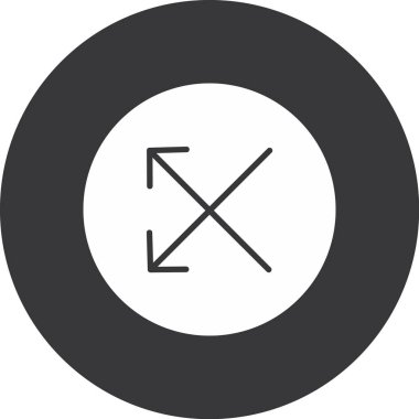 ok simgesi vektör illüstrasyonu