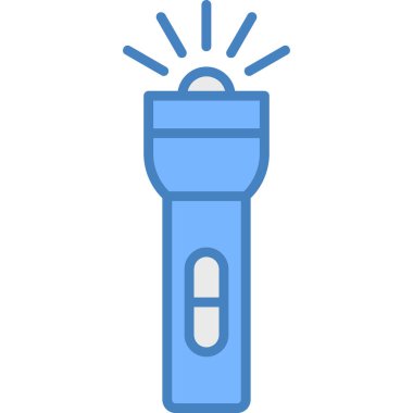 el feneri vektör simgesi modern basit illüstrasyon