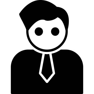 vektör, logotype olarak Avatar man simgesi