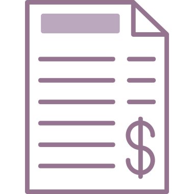 Dolar simgesi vektör illüstrasyonu