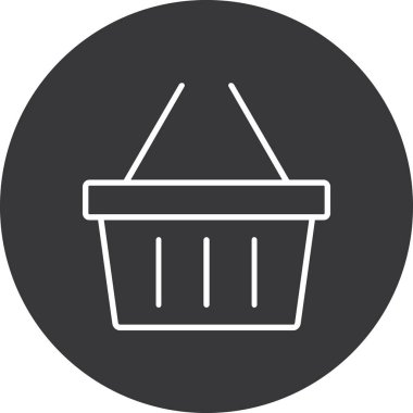 Top kek tatlı ikonu ana hatlarıyla