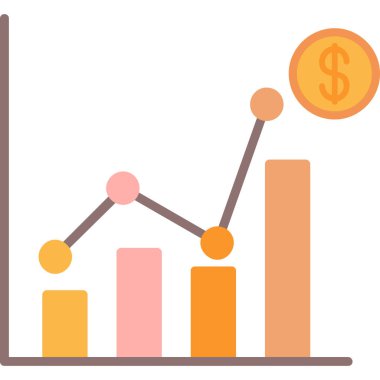 Kolayca değiştirebilen ya da düzenleyebilen Graph Düz vektör simgesi