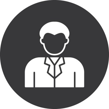 İş adamı vektör illüstrasyonu, simge