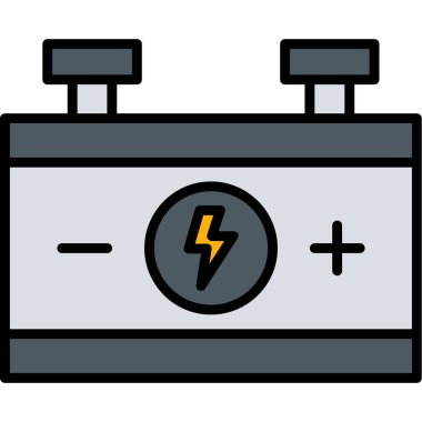 pil şarj elektrik simgesi