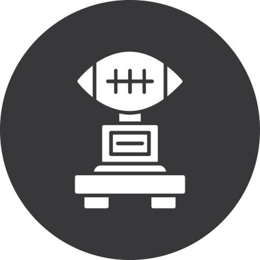 futbol ikonu vektör illüstrasyonu