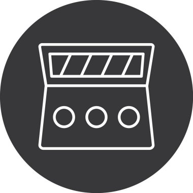 Alışveriş ve finans işaretinin vektör çizimi