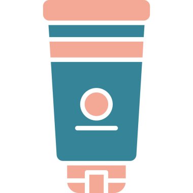 kahve fincanı simgesi, vektör illüstrasyonu