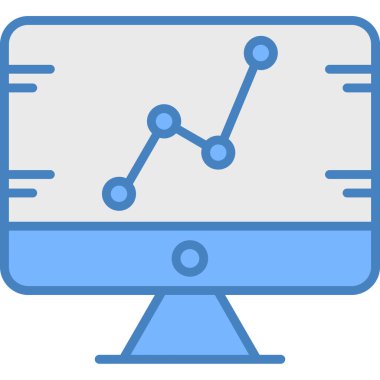 Bilgisayar. Web simgesi basit illüstrasyon