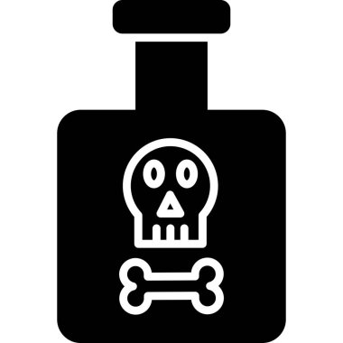 Kafatası simge vektör çizim