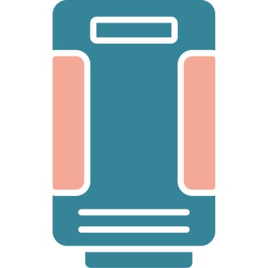 Pil. Web simgesi basit illüstrasyon