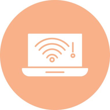 Bilgisayar. Web simgesi basit illüstrasyon