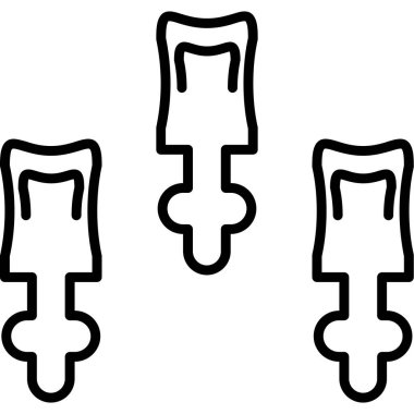 Şekerkamışı şekeri simgesi ana hatlarıyla