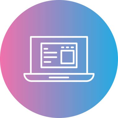 Seo simgesinin vektör illüstrasyonu