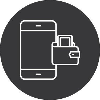 cep telefonu ikonu vektör illüstrasyonu