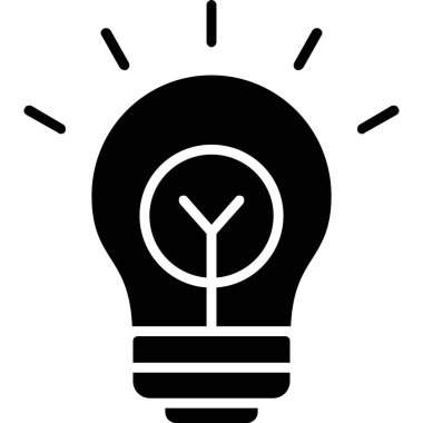 Ampul Simgesi, Vektör illüstrasyonu
