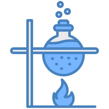 Yangın. Web simgesi basit illüstrasyon