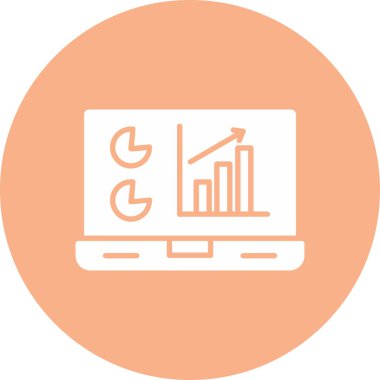 Grafik. Web simgesi basit illüstrasyon